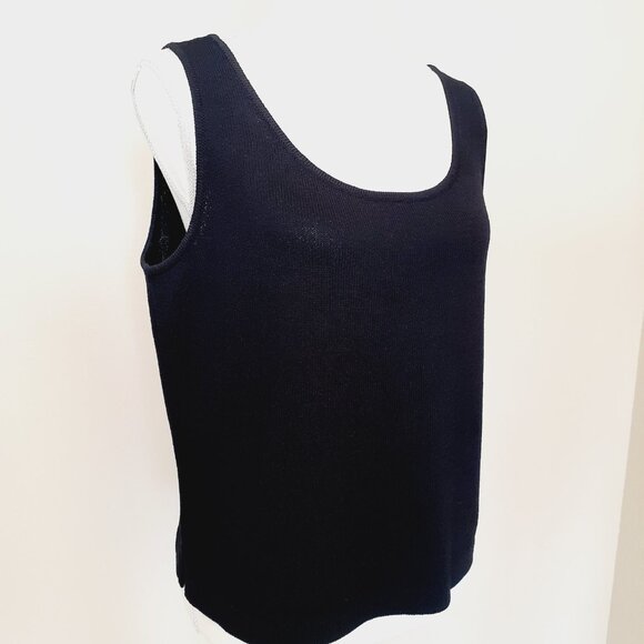 St. John Basics Santana Knit Tank - Picture 1 of 12